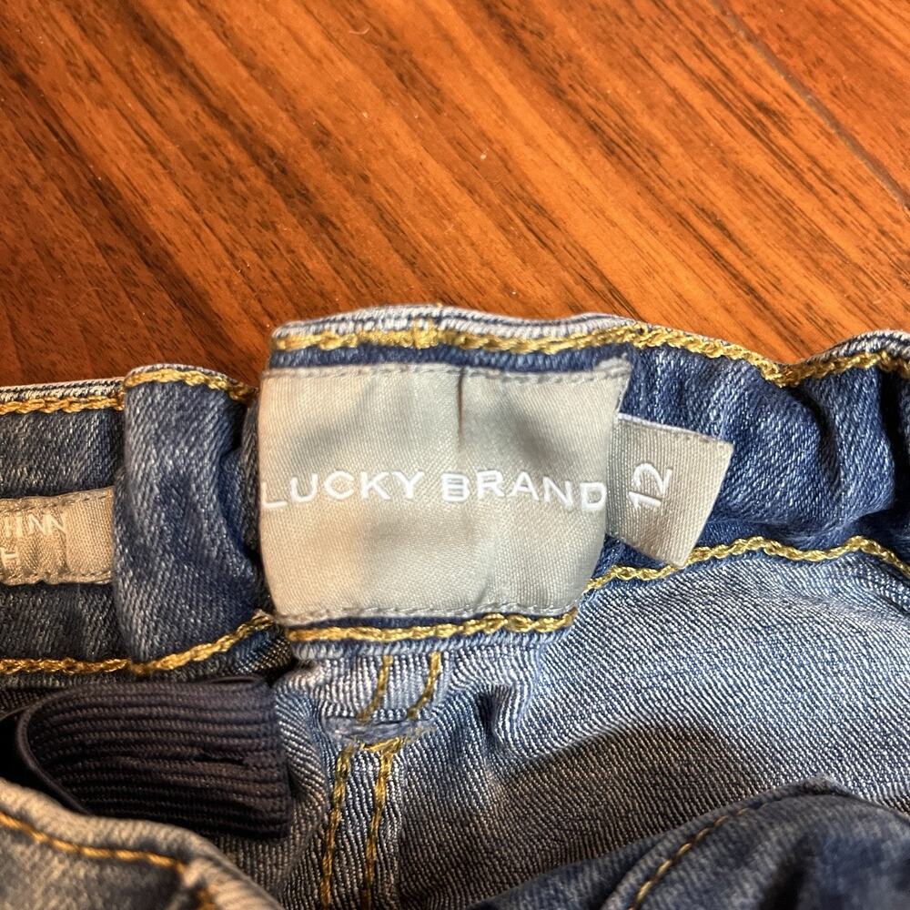 Lucky Brand Authentic Skinny Stretch Youth Adjustable Waistband Jeans Size 12 - Picture 7 of 12